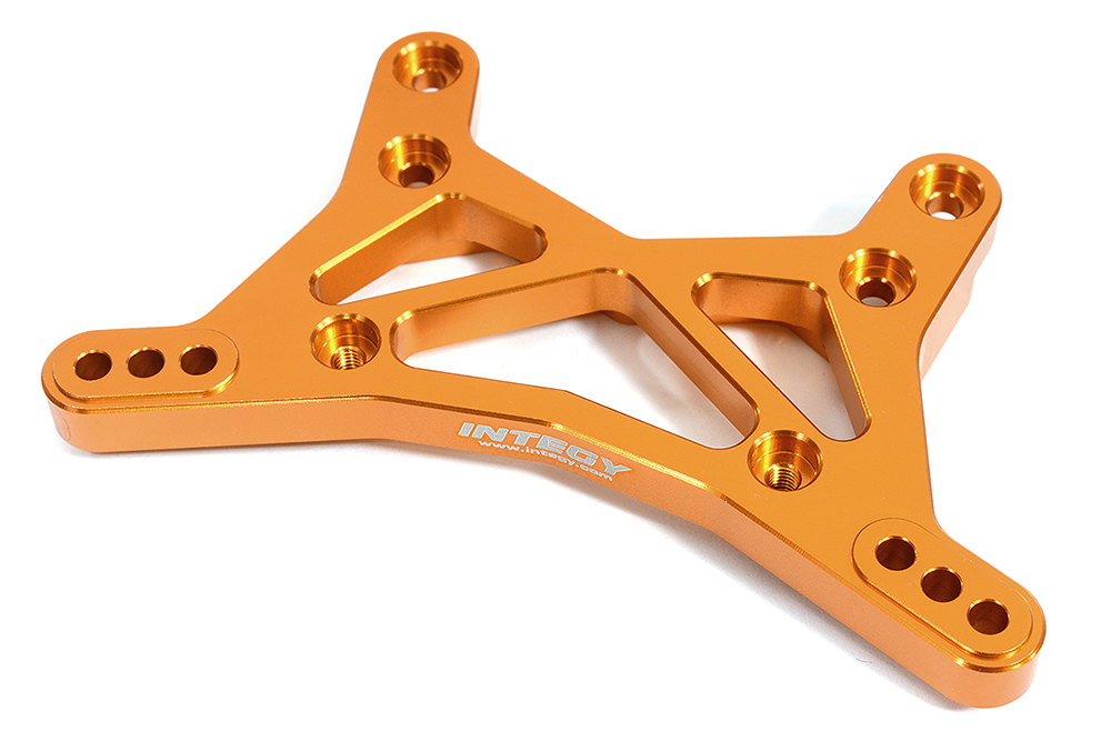 C31955ORANGE Billet Machined Front Shock Tower for Losi 1/10 2WD RTR 22S Drag, ST & SCT - Image 1