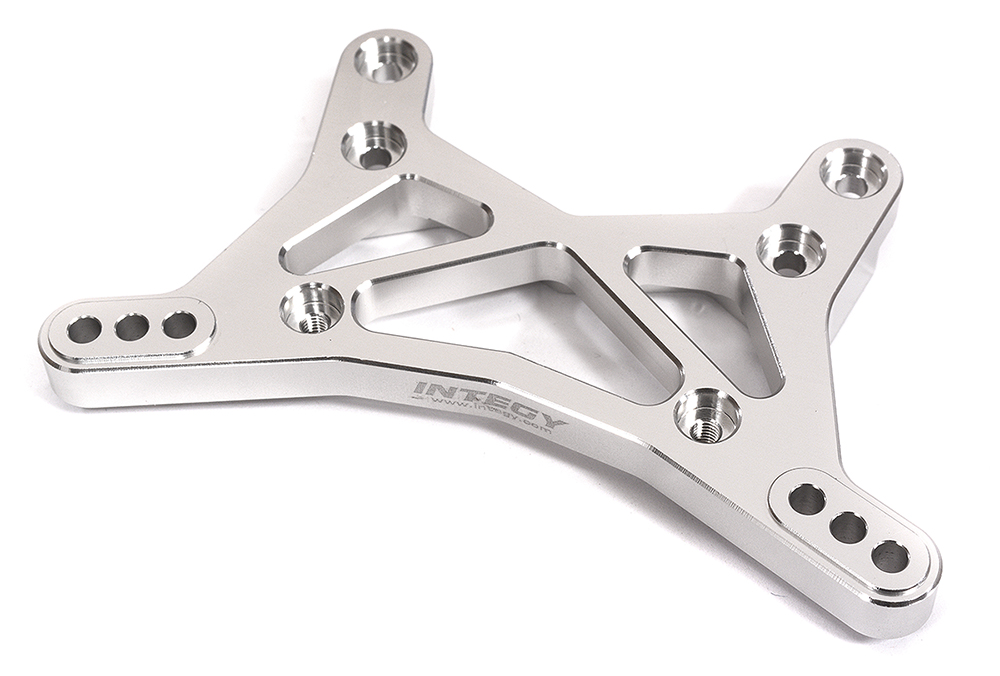 C31955SILVER Billet Machined Front Shock Tower for Losi 1/10 2WD RTR 22S Drag, ST & SCT - Image 1