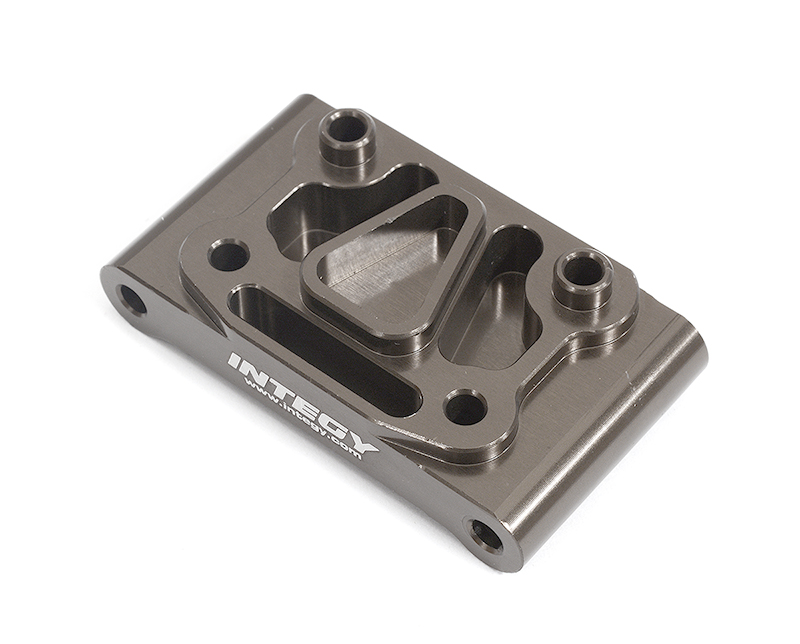 C31956GREY Billet Machined Front Arm Mount for Losi 1/10 2WD RTR 22S Drag, ST & SCT - Image 1