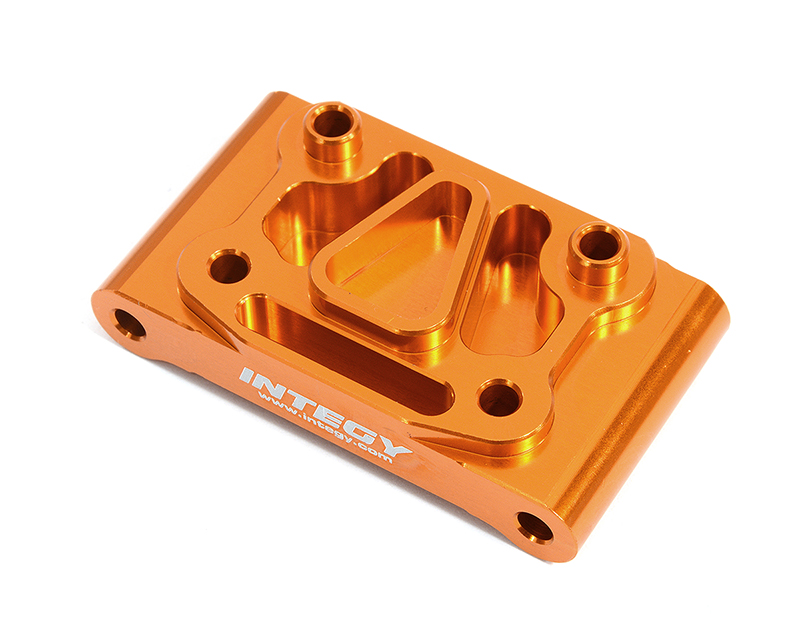 C31956ORANGE Billet Machined Front Arm Mount for Losi 1/10 2WD RTR 22S Drag, ST & SCT - Image 1
