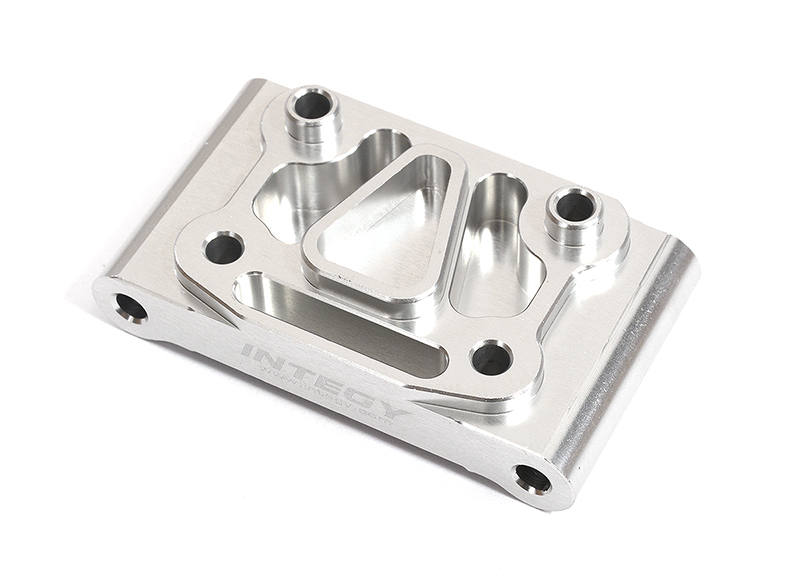 C31956SILVER Billet Machined Front Arm Mount for Losi 1/10 2WD RTR 22S Drag, ST & SCT - Image 1
