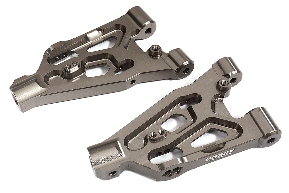 C31957GREY Machined Front Lower Suspension Arms for Arrma 1/7 Limitless All-Road AR330503 - Image 1