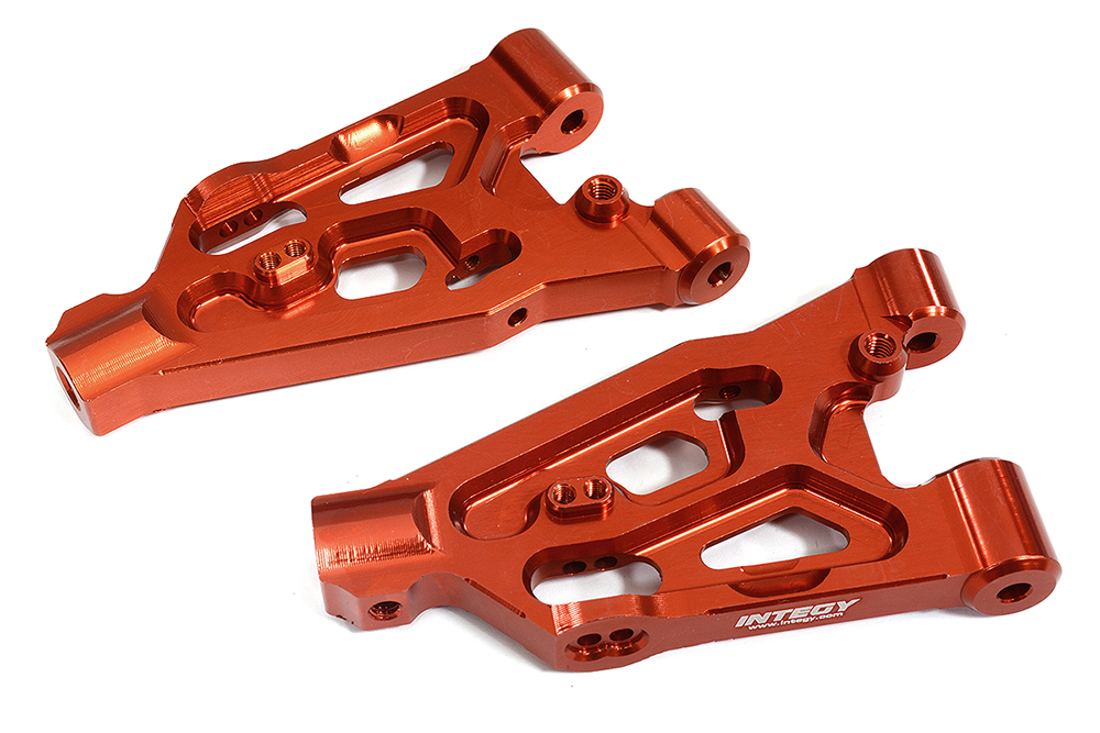 C31957RED Machined Front Lower Suspension Arms for Arrma 1/7 Limitless All-Road AR330503 - Image 1