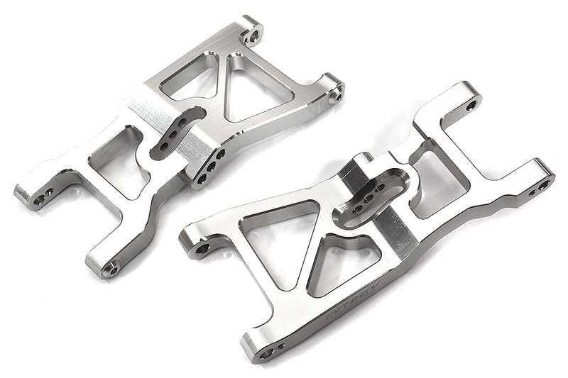C31958SILVER Billet Machined Front Lower Suspension Arms for Losi 1/10 22S Drag - Image 1