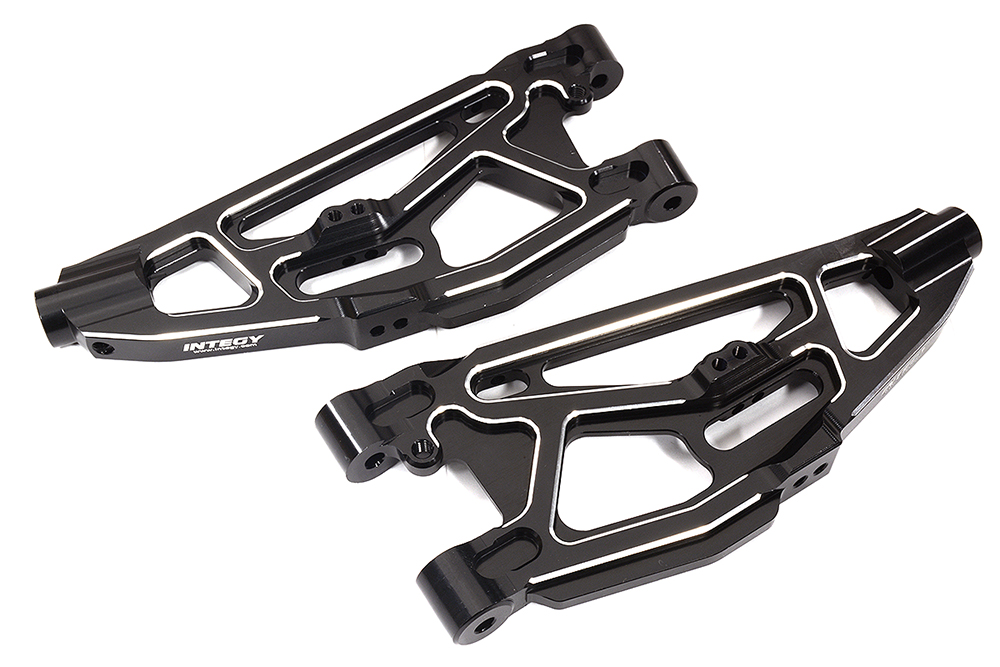 C31960BLACK Machined Front Lower Suspension Arms for Arrma 1/8 Kraton 6S BLX V5 ARA330656 - Image 1