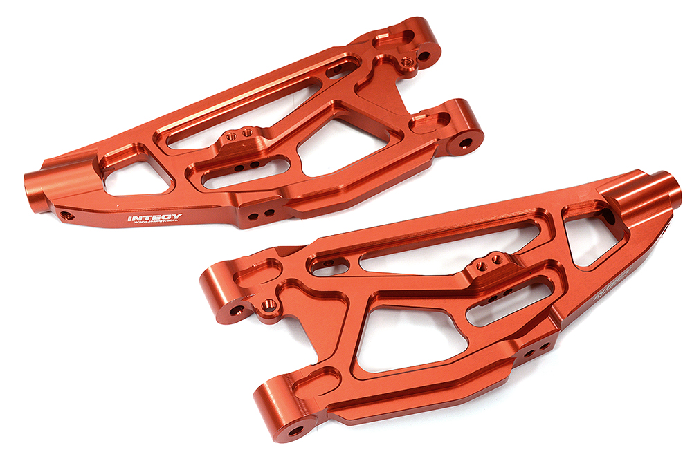 C31960RED Machined Front Lower Suspension Arms for Arrma 1/8 Kraton 6S BLX V5 ARA330656 - Image 1