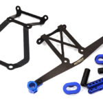 Metal Alloy Front Bumper Brace & Body Mount Set for Losi 1/10 22S Drag