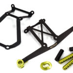 Metal Alloy Front Bumper Brace & Body Mount Set for Losi 1/10 22S Drag