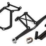 Metal Alloy Front Bumper Brace & Body Mount Set for Losi 1/10 22S Drag