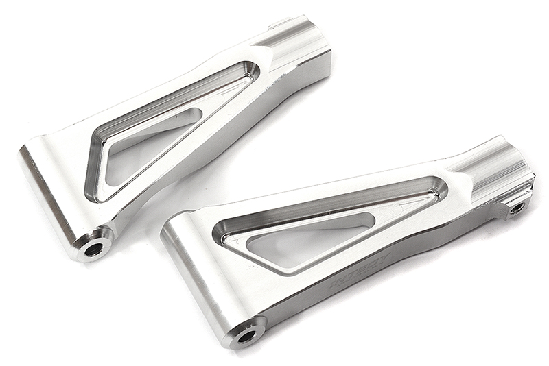 C31966SILVER Machined Front Upper Suspension Arms for Arrma 1/7 Limitless All-Road AR330215 - Image 1