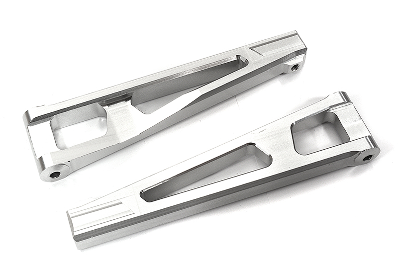 C31967SILVER Machined Front Upper Suspension Arms for Arrma 1/8 Kraton 6S BLX V5 ARA330655 - Image 1