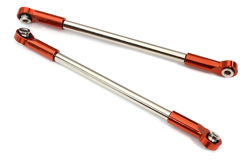 C31968RED Billet Machined 112mm Front Upper Linkage (2) for Element RC 1/10 Enduro Sendero - Image 1