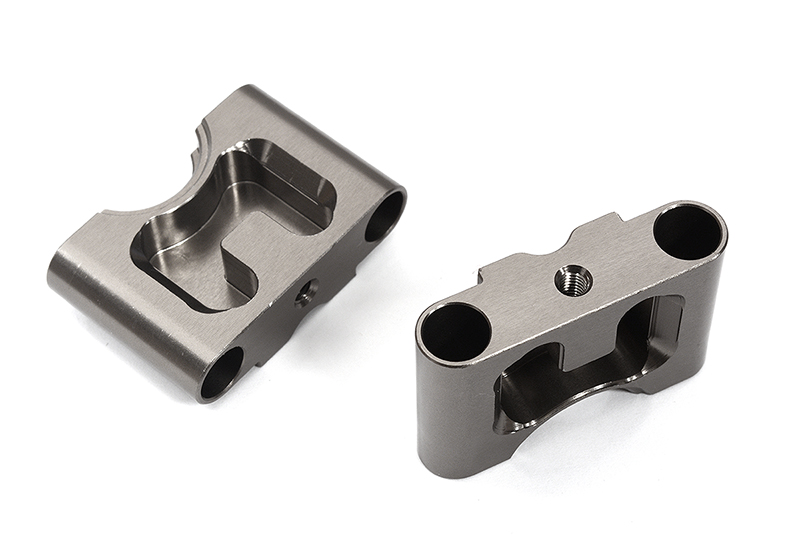 C31969GREY Billet Machined Center Diff Mounts for Losi 1/8 LMT & LMT 2.0 4WD Monster Truck - Image 1