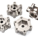 Billet Machined 17mm Hex-to-6 Bolt Wheel Adapters for Losi 1/8 LMT 1.0