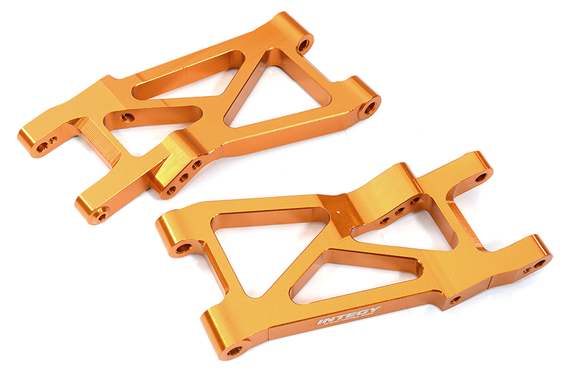 C31972ORANGE Billet Machined Rear Lower Suspension Arms for Losi 1/10 22S Drag - Image 1