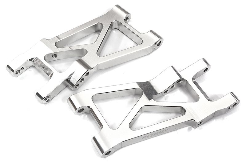 C31972SILVER Billet Machined Rear Lower Suspension Arms for Losi 1/10 22S Drag - Image 1