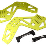 Billet Machined Chassis Side Plates & Mounts for Losi 1/8 LMT 1.0 Monster Truck