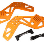 Billet Machined Chassis Side Plates & Mounts for Losi 1/8 LMT 1.0 Monster Truck