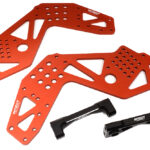 Billet Machined Chassis Side Plates & Mounts for Losi 1/8 LMT 1.0 Monster Truck