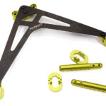 Billet Machined Rear Body Posts & Mount Set for Losi 1/10 22S Drag