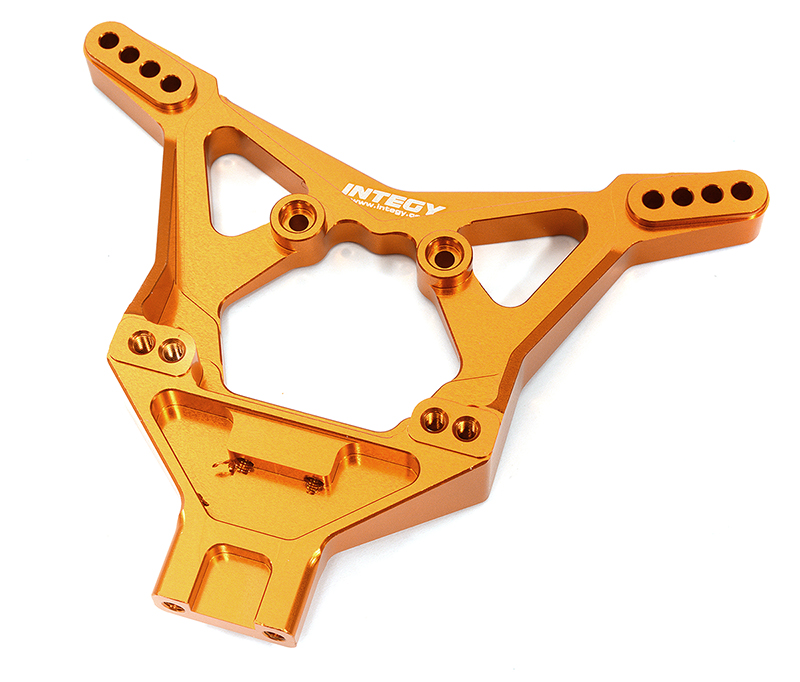 C31987ORANGE Billet Machined Rear Shock Tower for Losi 1/10 2WD RTR 22S Drag - Image 1