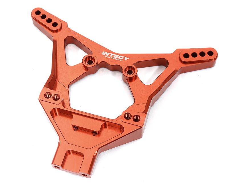 C31987RED Billet Machined Rear Shock Tower for Losi 1/10 2WD RTR 22S Drag - Image 1