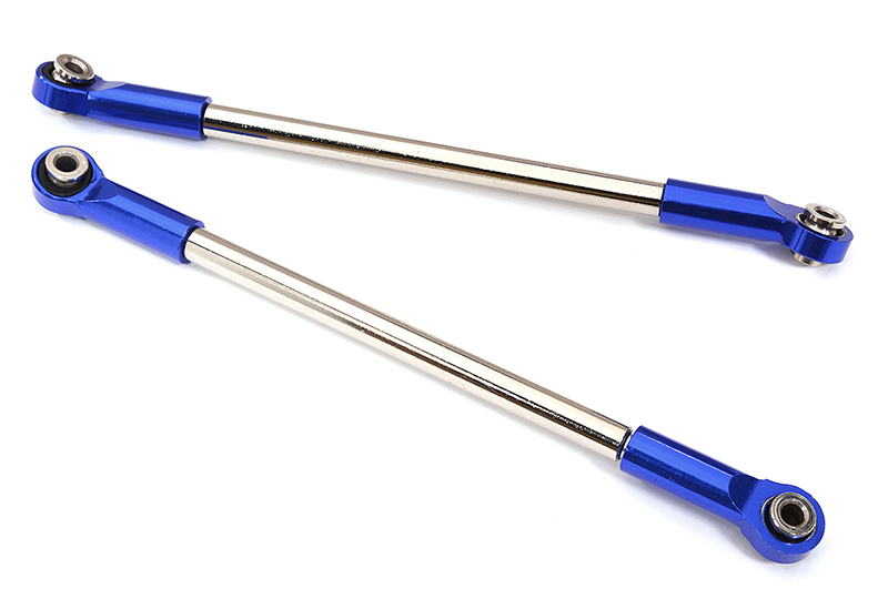 C31989BLUE Billet Machined 127mm Rear Lower Linkage (2) for Element RC 1/10 Enduro Sendero - Image 1