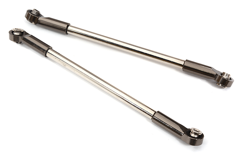 C31989GREY Billet Machined 127mm Rear Lower Linkage (2) for Element RC 1/10 Enduro Sendero - Image 1