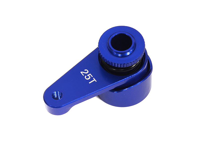 C31990BLUE Billet Machined 25T Alloy Servo Saver for Losi 1/8 LMT 1.0 4WD Monster Truck - Image 1