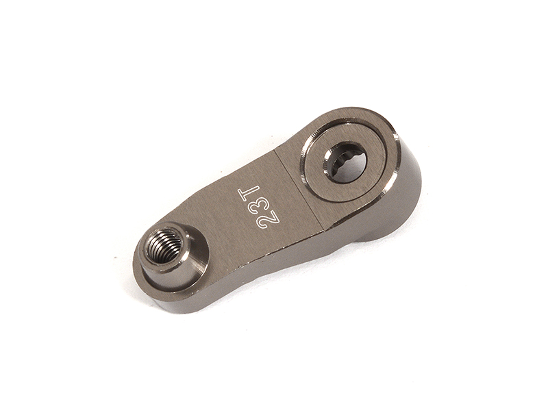 C31991GREY Billet Machined 23T Servo Arm for Losi 1/10 22S Drag, ST & SCT - Image 1