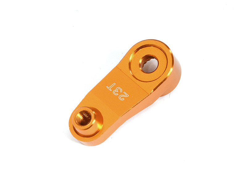 C31991ORANGE Billet Machined 23T Servo Arm for Losi 1/10 22S Drag, ST & SCT - Image 1