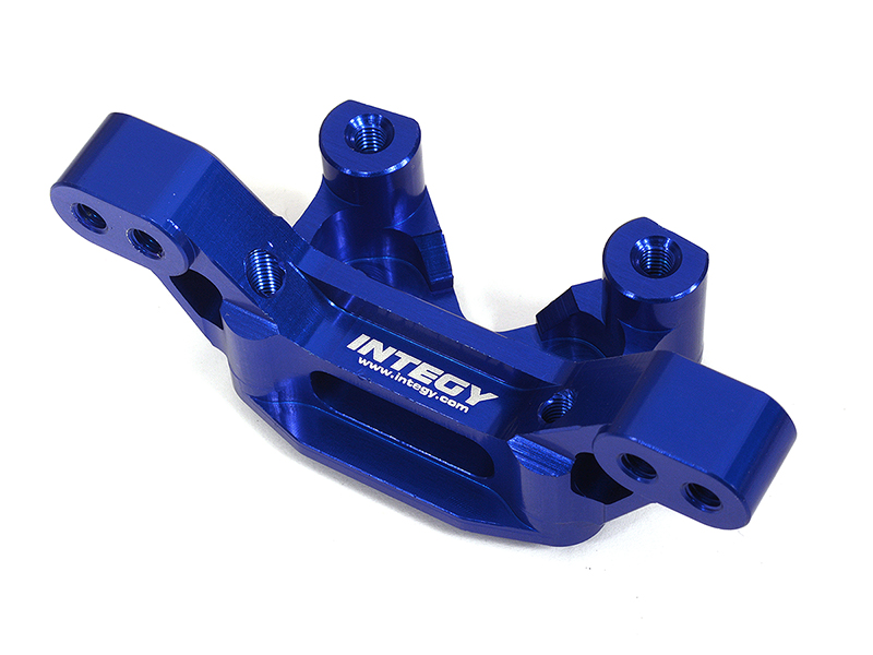 C31992BLUE Billet Machined Alloy Camber Block for Losi 1/10 22S Drag, ST & SCT - Blue - Image 1