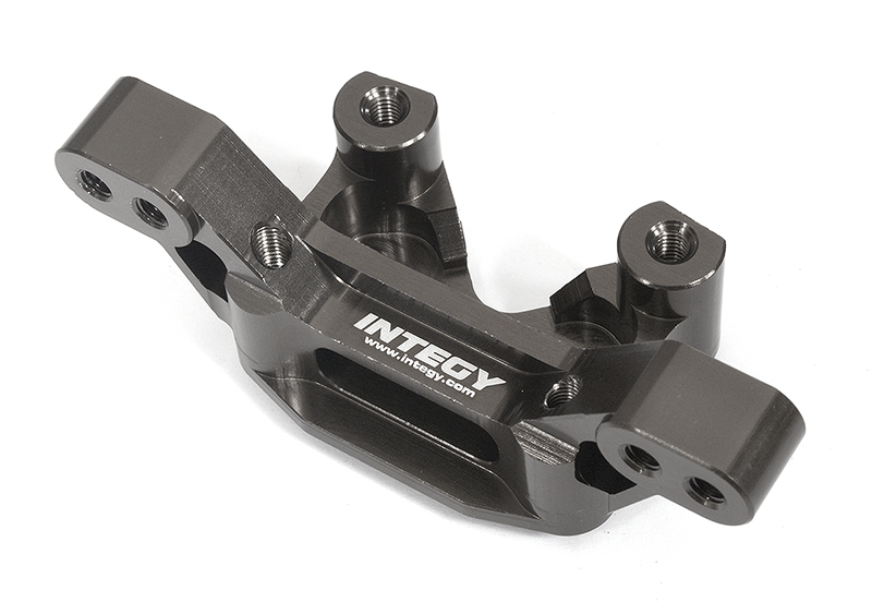 C31992GREY Billet Machined Alloy Camber Block for Losi 1/10 22S Drag, ST & SCT - Grey - Image 1