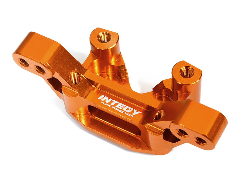 C31992ORANGE Billet Machined Alloy Camber Block for Losi 1/10 22S Drag, ST & SCT - Orange - Image 1