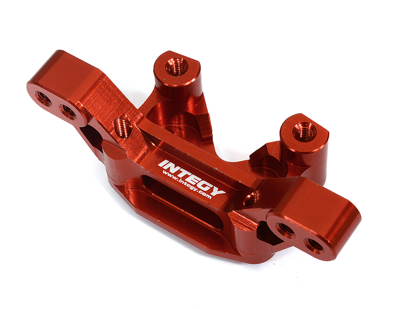 C31992RED Billet Machined Alloy Camber Block for Losi 1/10 22S Drag, ST & SCT - Red - Image 1