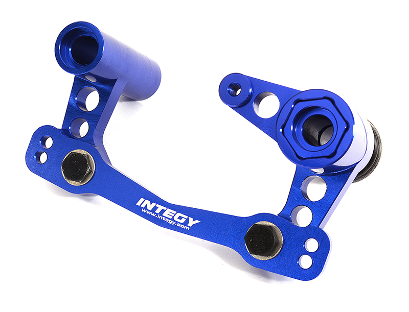 C31994BLUE Billet Machined Steering Bellcrank Set for Arrma 1/8 Kraton 6S BLX V5 AR340073 - Image 1