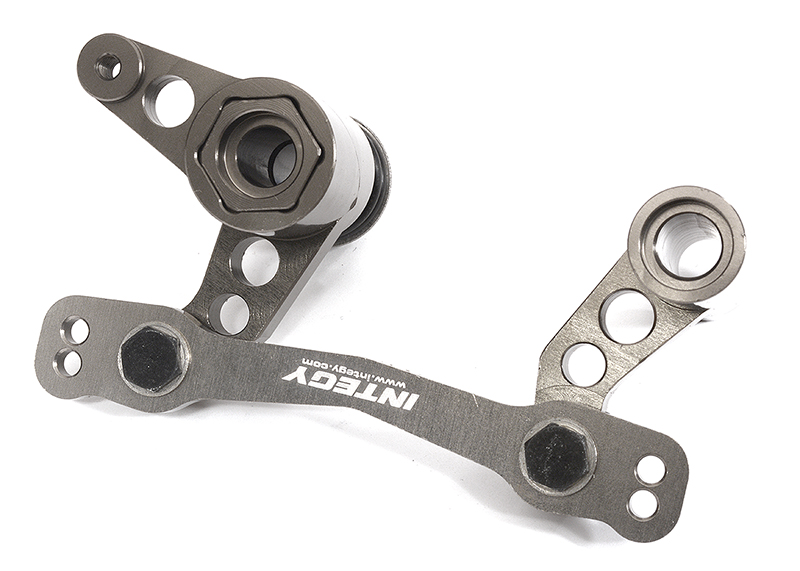 C31994GREY Billet Machined Steering Bellcrank Set for Arrma 1/8 Kraton 6S BLX V5 AR340073 - Image 1