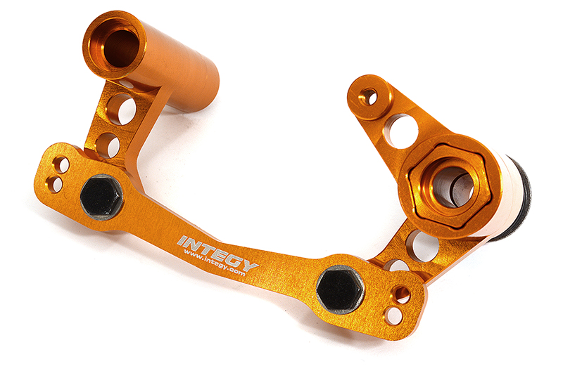 C31994ORANGE Billet Machined Steering Bellcrank Set for Arrma 1/8 Kraton 6S BLX V5 AR340073 - Image 1
