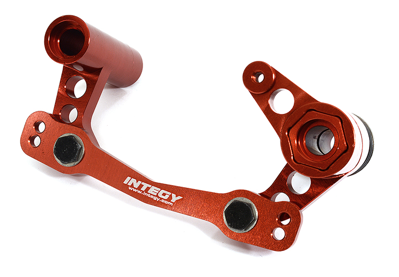 C31994RED Billet Machined Steering Bellcrank Set for Arrma 1/8 Kraton 6S BLX V5 AR340073 - Image 1