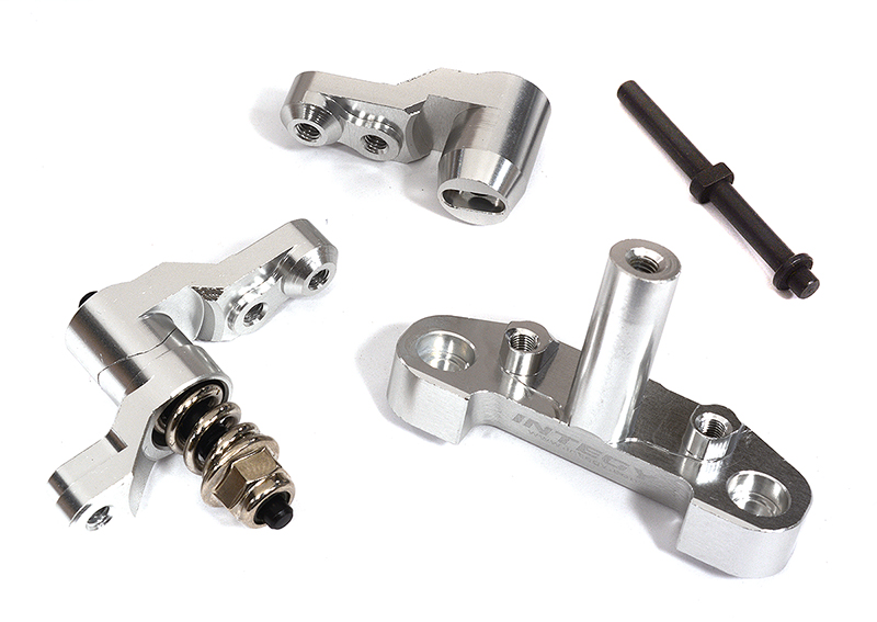 C31995SILVER Billet Machined Steering Bellcrank Set for Losi 1/10 22S Drag, ST & SCT - Image 1