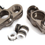 Grey Billet Machined Steering Knuckles for Arrma 1/7 Limitless All-Road AR330187