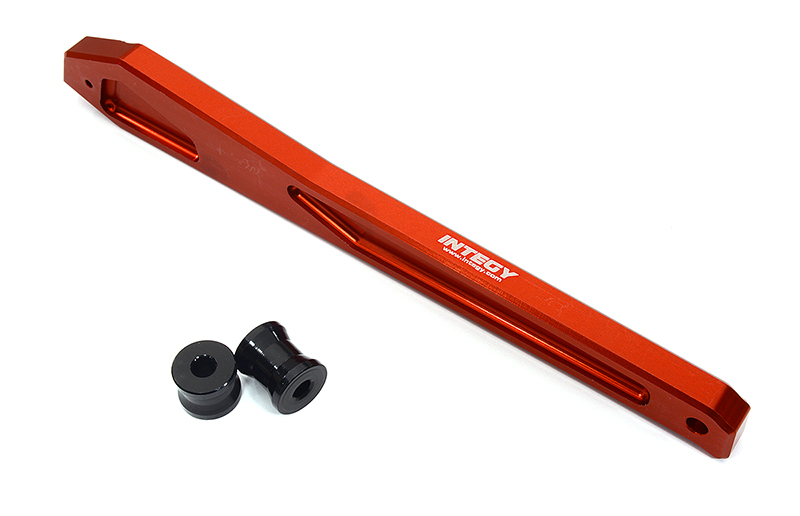 C32003RED Red Billet Machined Rear Chassis Brace for Arrma 1/8 Kraton 6S BLX V5 ARA320555 - Image 1