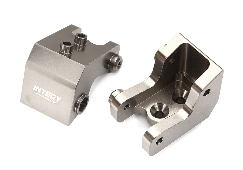 C32008GREY Billet Machined Alloy Shock Mounts for Losi 1/8 LMT 1.0 4WD Monster Truck - Image 1