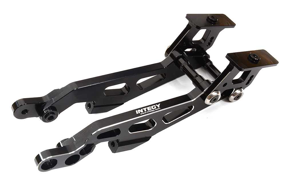 C32009BLACK Machined Alloy Wing Mount Set for Arrma 1/8 Kraton 6S BLX V5 - Black AR320347 - Image 1