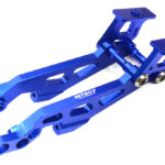 Alloy Wing Mount Set for Arrma 1/8 Kraton 6S BLX V5 - Blue Machined AR320347