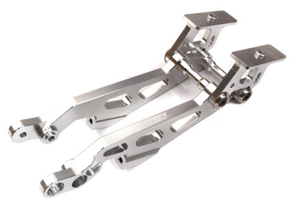 Alloy Machined Wing Mount Set for Arrma 1/8 Kraton 6S BLX V5 - Silver AR320347