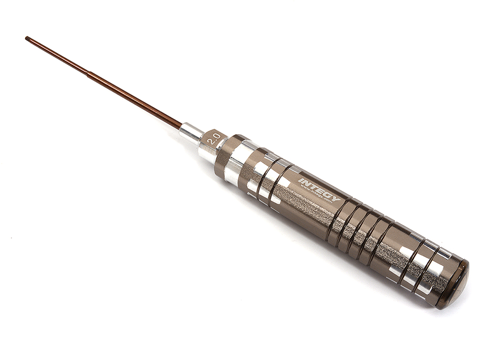 C32018 Billet Machined Competition Tool 2mm Allen Hex Wrench with 120mm Shank - Image 1