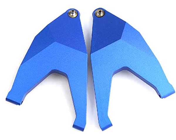 C32041BLUE Alloy Front Lower Suspension Arms for Traxxas 1/7 Unlimited Desert Racer 8533 - Image 1