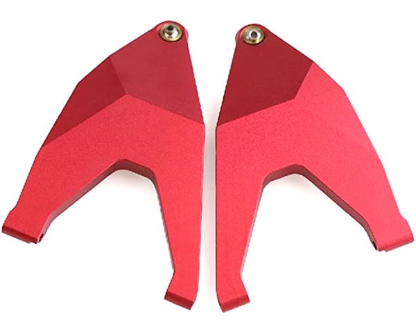 C32041RED Alloy Front Lower Suspension Arms for Traxxas 1/7 Unlimited Desert Racer 8533 - Image 1