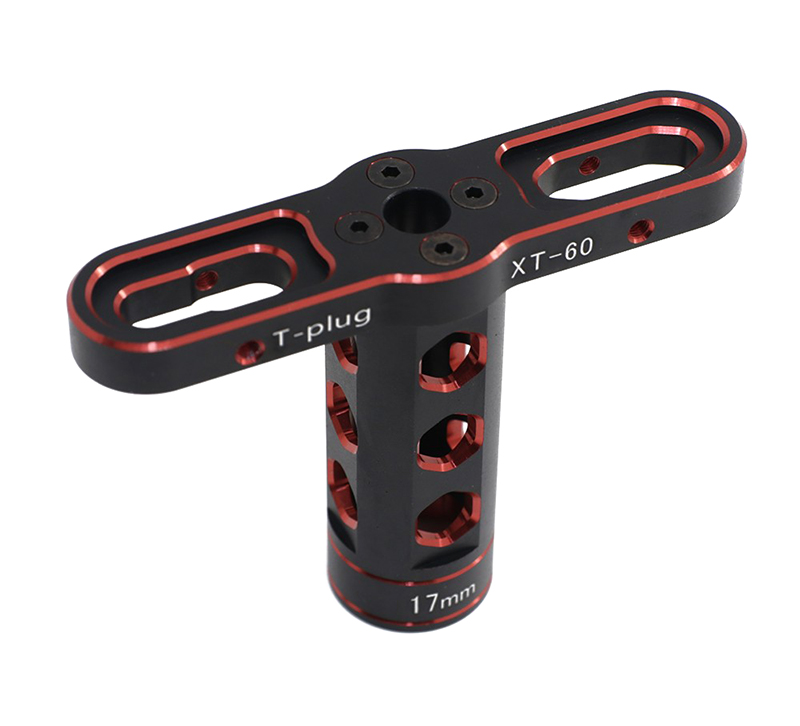 C32046RED Hex Socket Wrench for 17mm Hex Wheel Nut w/ Connector Soldering Stand - Image 1